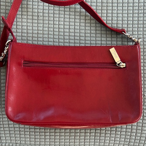 Red Leather Crossbody Bag - Picture 2 of 10